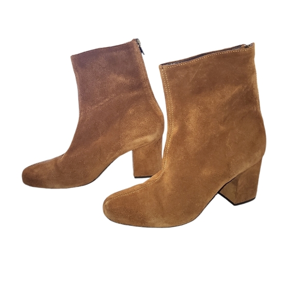 Free People Cecile ankle boots brown/camel sz EU 40 US 9 suede - Picture 2 of 11